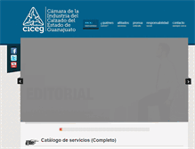 Tablet Screenshot of ciceg.com.mx